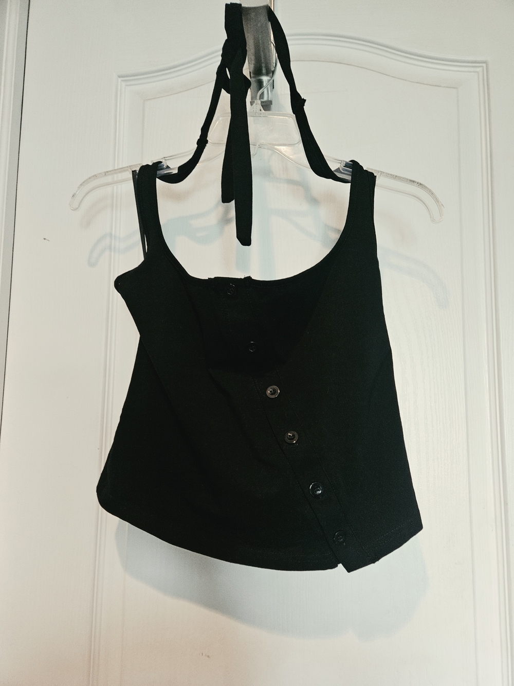 Edikted Solid Black Fitted Top Size L PacSun